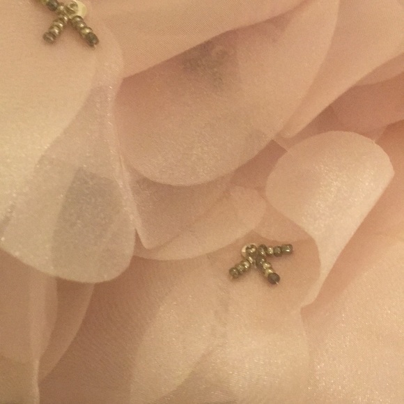 (10) SUE WONG Nocturne midi dress rose colour - Picture 6 of 15